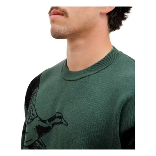 Waggle Unisex Migration Wildknit Crewneck Sweater