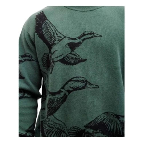 Waggle Unisex Migration Wildknit Crewneck Sweater