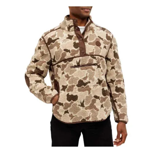 Waggle Men's Duck Blind Sherpa Pullover