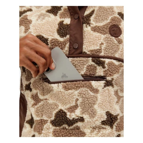 Waggle Men's Duck Blind Sherpa Pullover