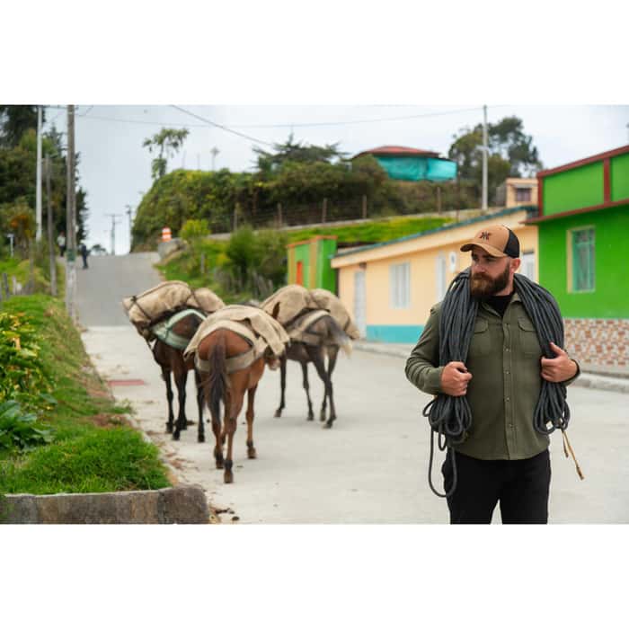 Dakota Grizzly Ozzy Fleece Button Down Fern Shade