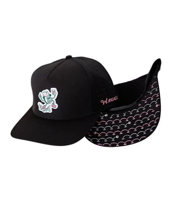 Waggle Skipper Hat Black - Brekken's