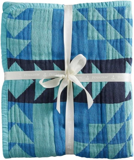 Pendleton oc woven baby blanket smith rock, ocean - Brekken's
