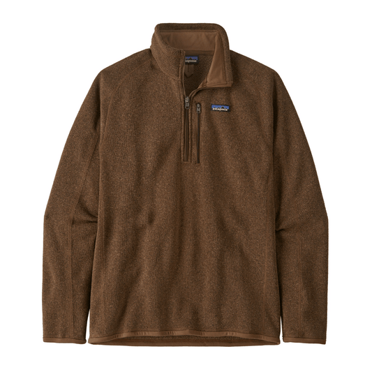 Patagonia Men's Better Sweater 1/4 Zip Moose Brown