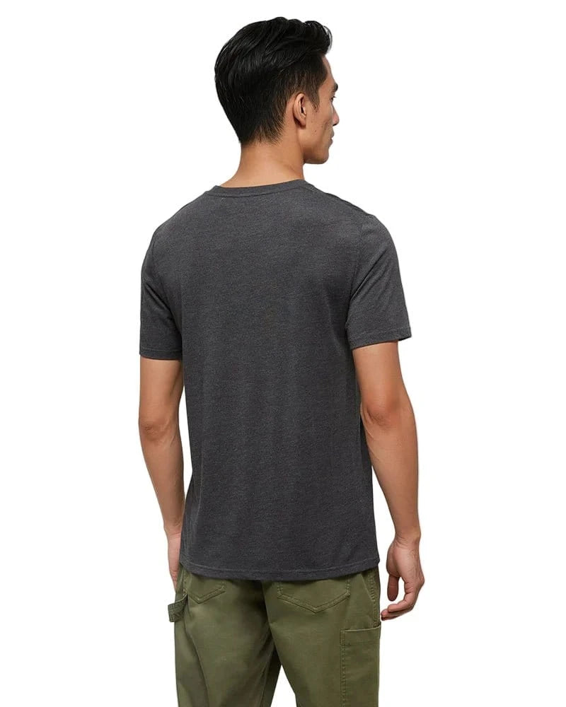 Tentree Men's Sasquatch T-Shirt Meteorite Black Heather/Hockey - Brekken's