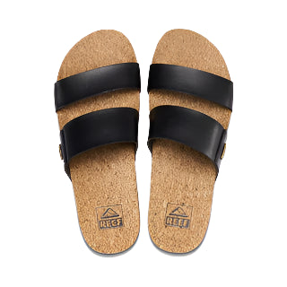Reef Women's Cushion Vista Higher Sandal Black