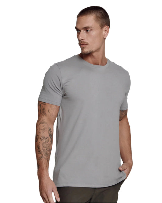 7 Diamonds Men's Core Crew Neck Tee Gull Gray - Brekken's