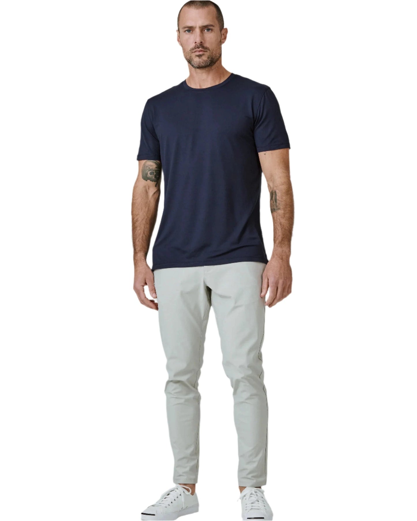 7 Diamonds Men's Core Crew Neck Tee Navy - Brekken's