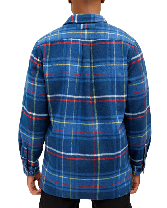 Waggle Men's Flannel Overshirt Cocky Rooster