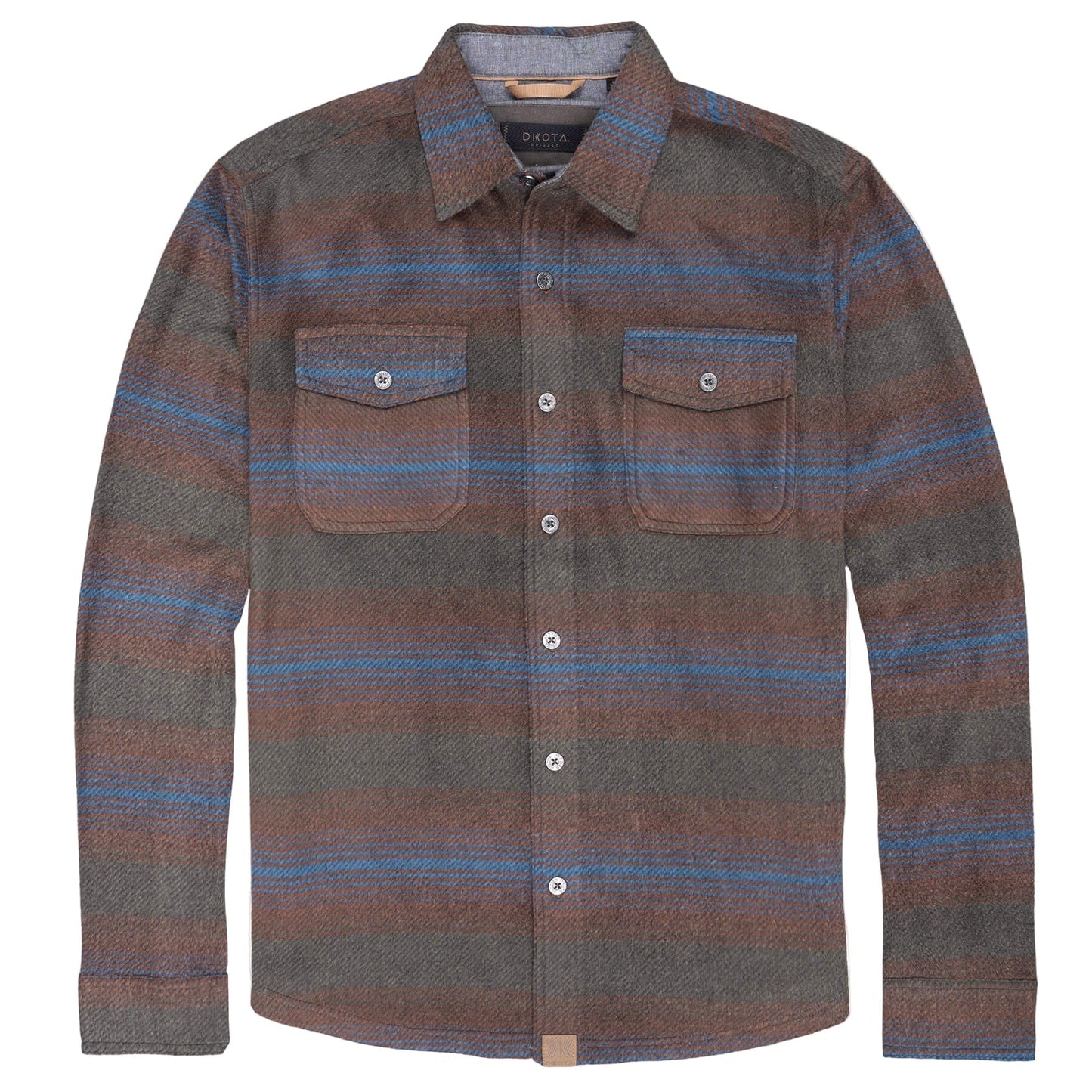 Dakota Grizzly Men's Bowie Fleece Button Down Acorn Shell