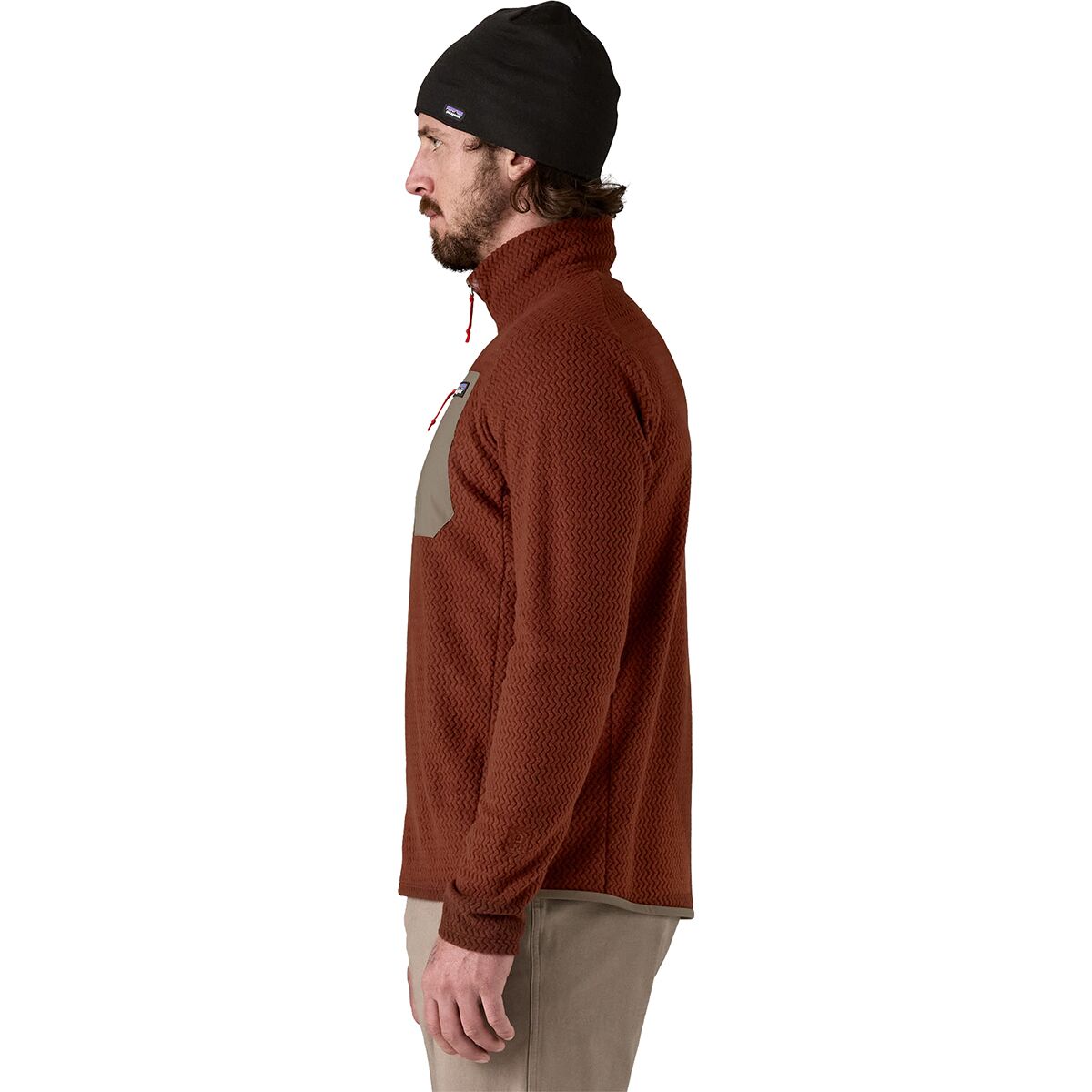 Patagonia Men's R1 Air Zip Neck Dried Vanilla