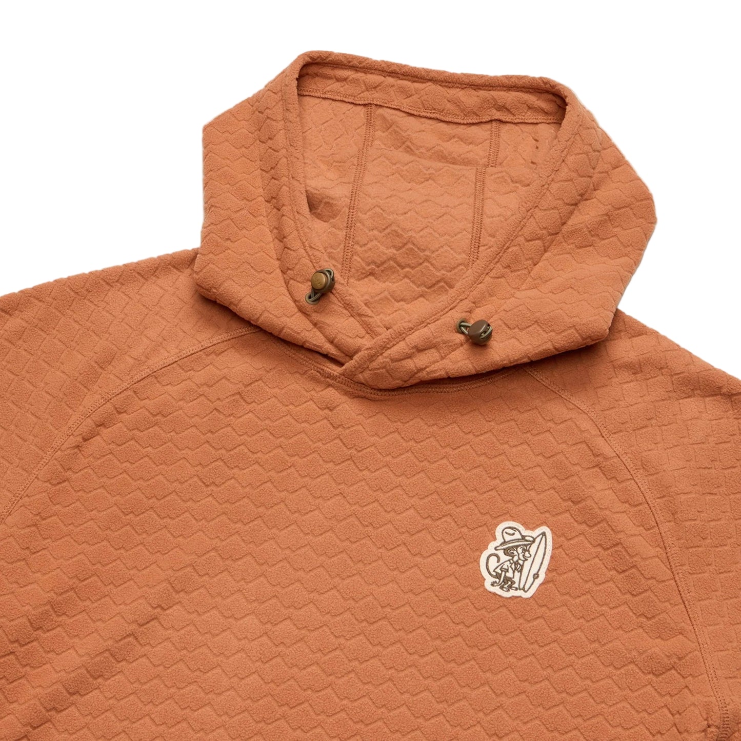 Howler Bros Men's Palo Duro Fleece Hoodie Mountain Grid Clay