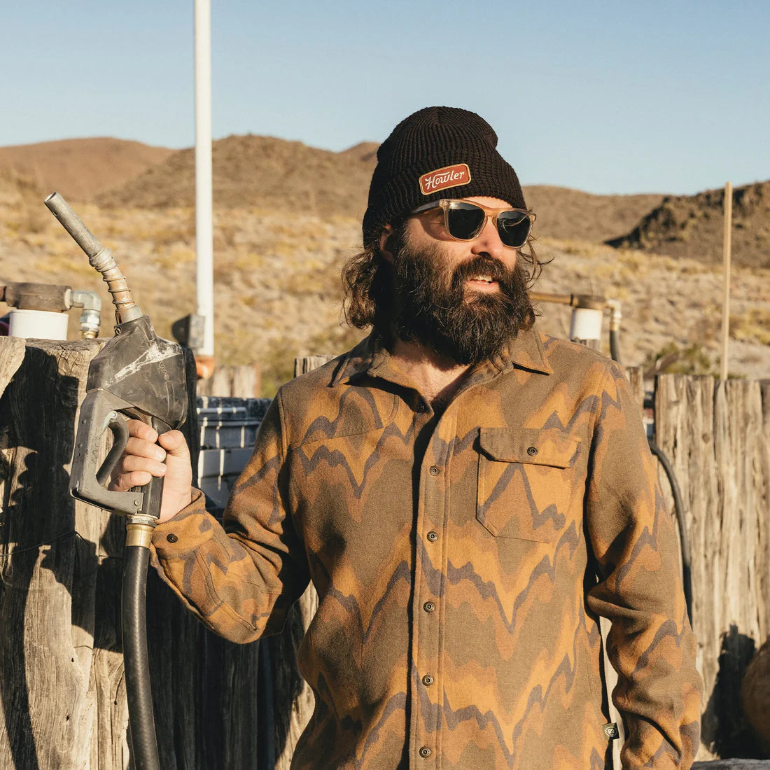 Howler Bros Hawkeye Beanie Dark Brown