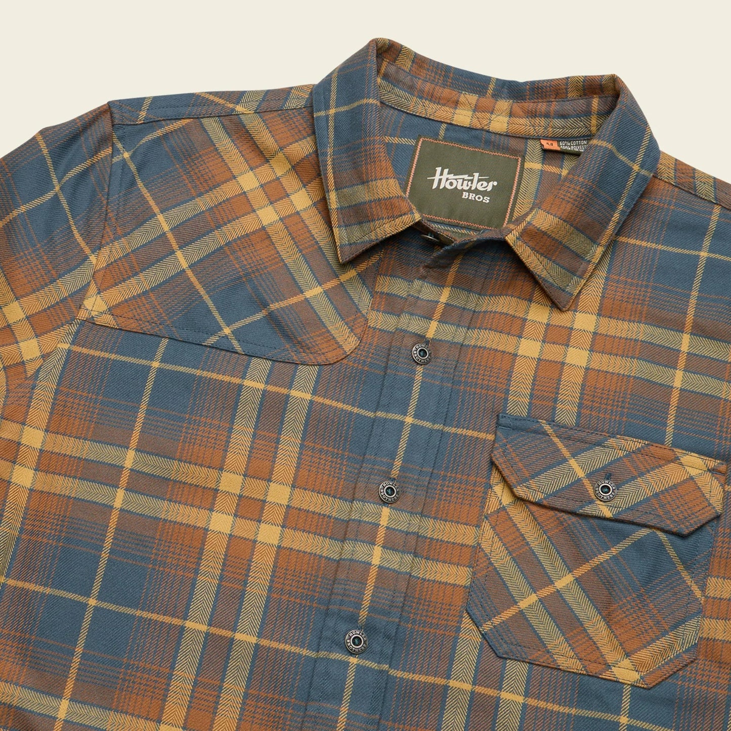 Howler Bro's Harker's Flannel  Kempton Plaid Stargazer