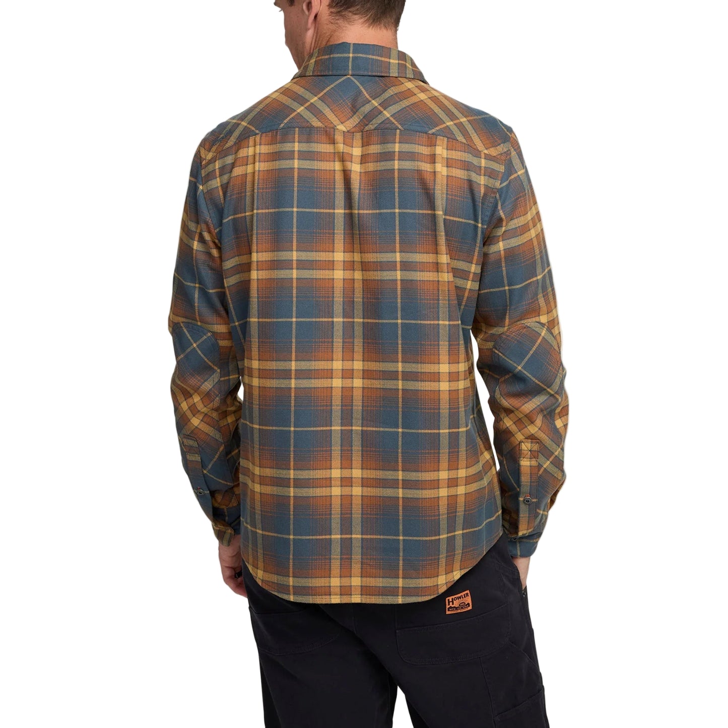 Howler Bro's Harker's Flannel  Kempton Plaid Stargazer