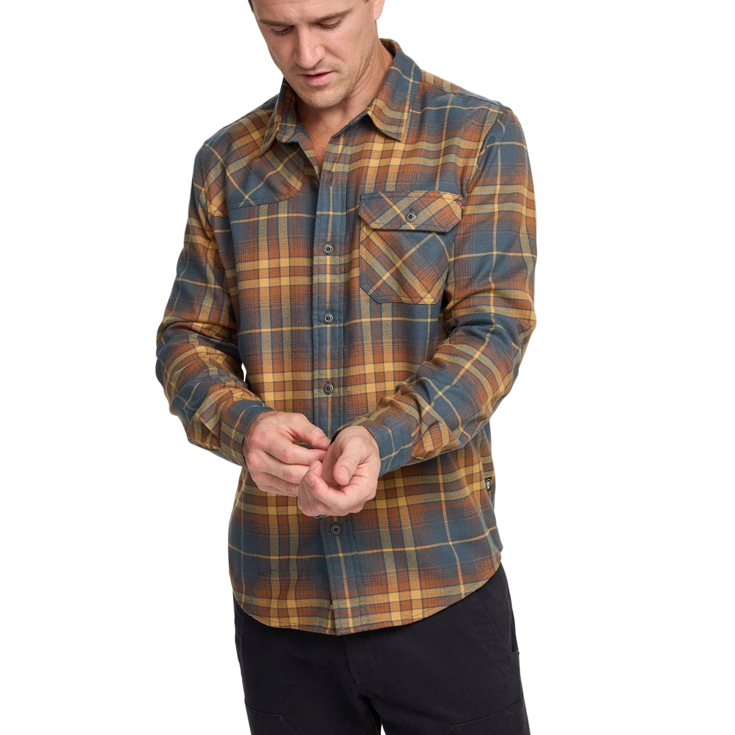 Howler Bro's Harker's Flannel  Kempton Plaid Stargazer