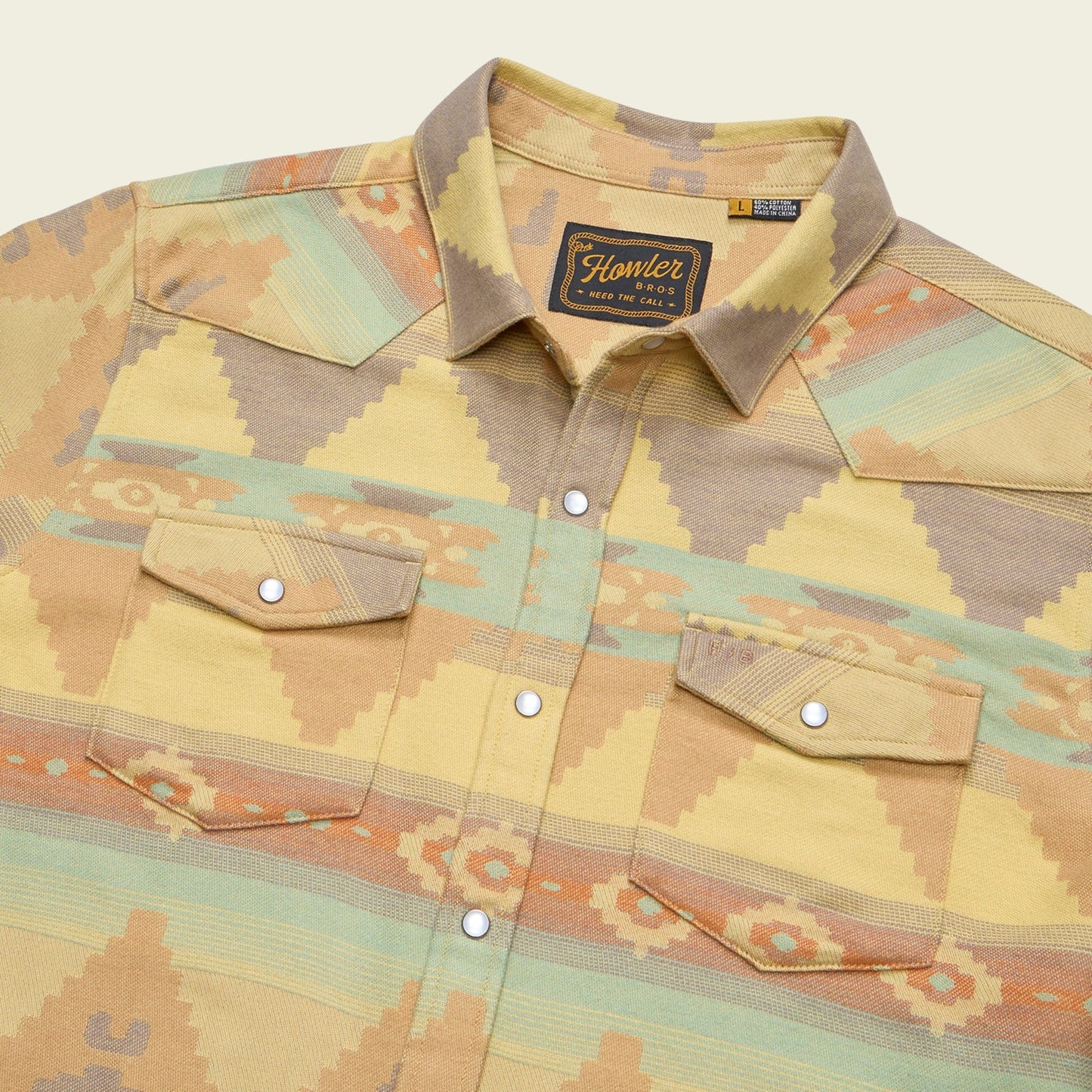 Howler Brothers Men's Sheridan Flannel Mitla Motifs