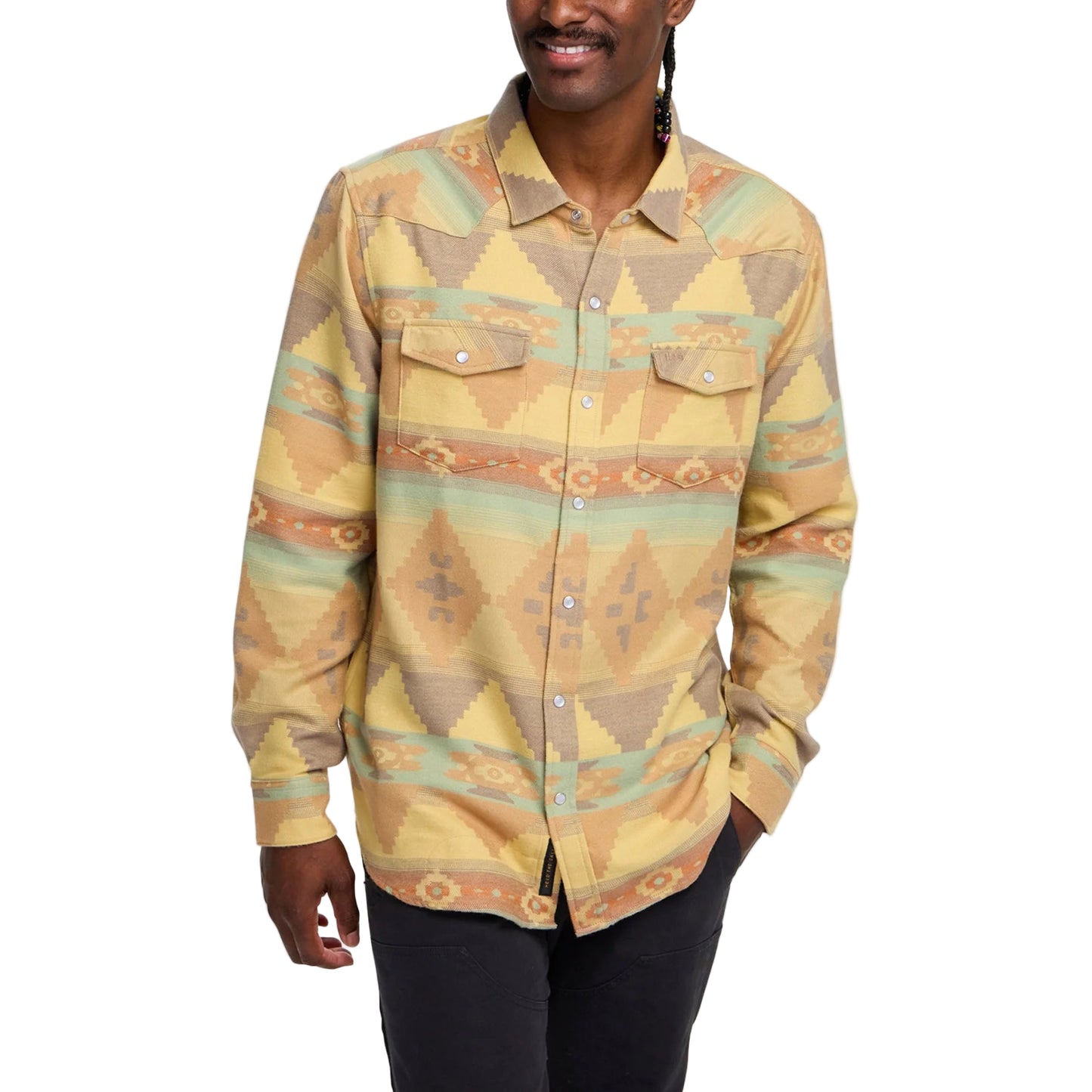 Howler Brothers Men's Sheridan Flannel Mitla Motifs