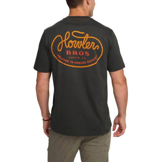 Howler Bros Men's Lasso Tee Antique Black