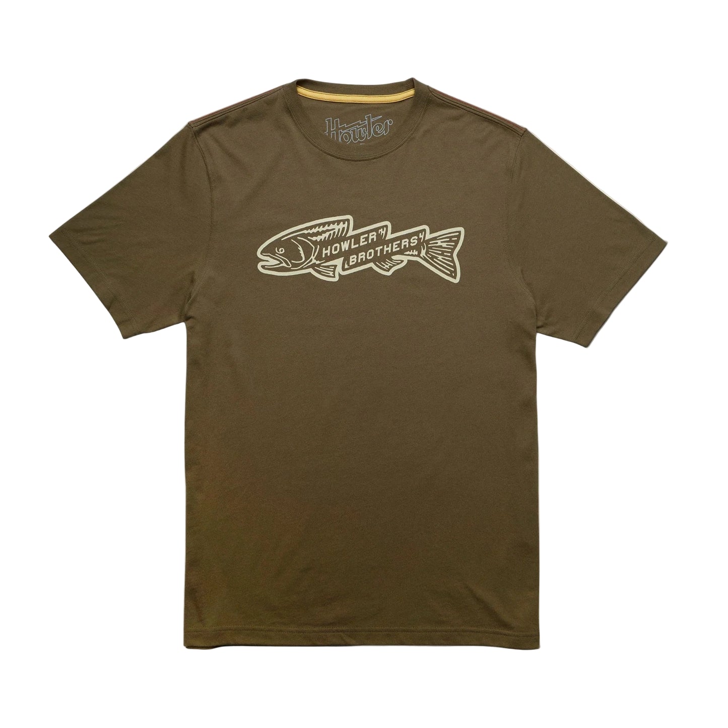 Howler Bros Men's Trout Bolt Tee Shirt Ivy Green