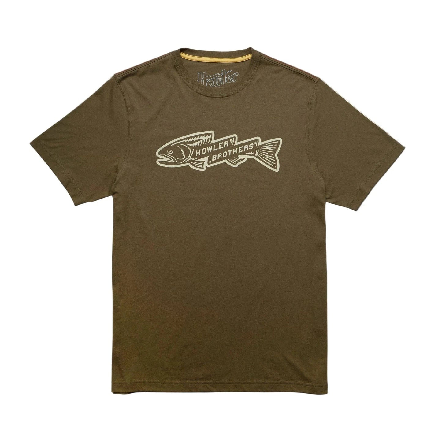 Howler Bros Men's Trout Bolt Tee Shirt Ivy Green - Brekken's