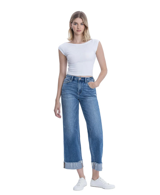 Flying Monkey Women's High Rise Slim Wide Eclipse