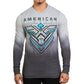 American Fighter Men's Clearview Long Sleeve T-Shirt Mist Grey