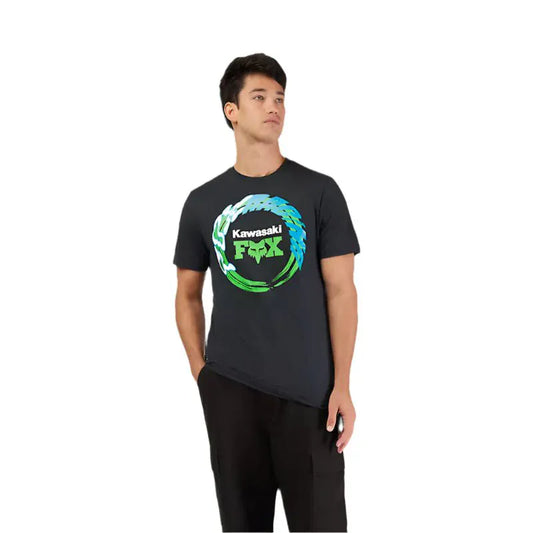 Fox Mens Kawasaki SS Tee Black - Brekken's