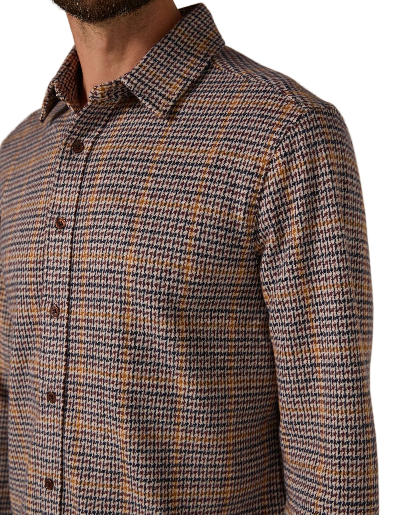 7 Diamonds Men’s Generation Knit Shirt Tan