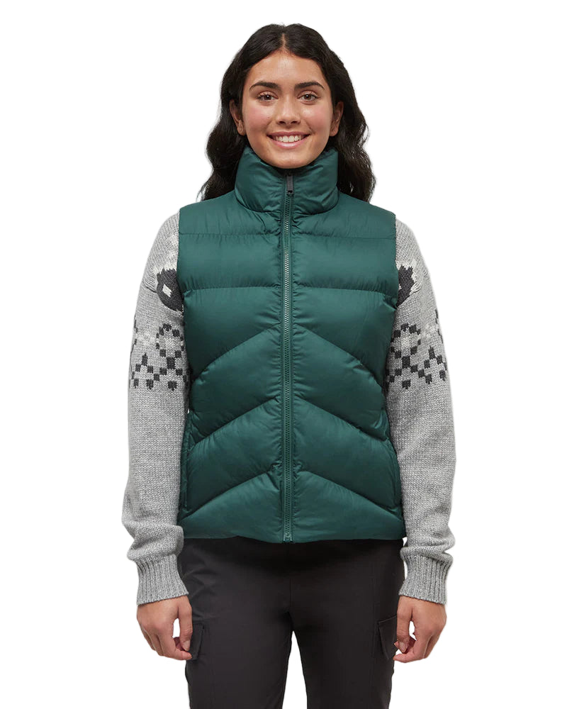 Tentree Women's Boulder Vest Forest Pine