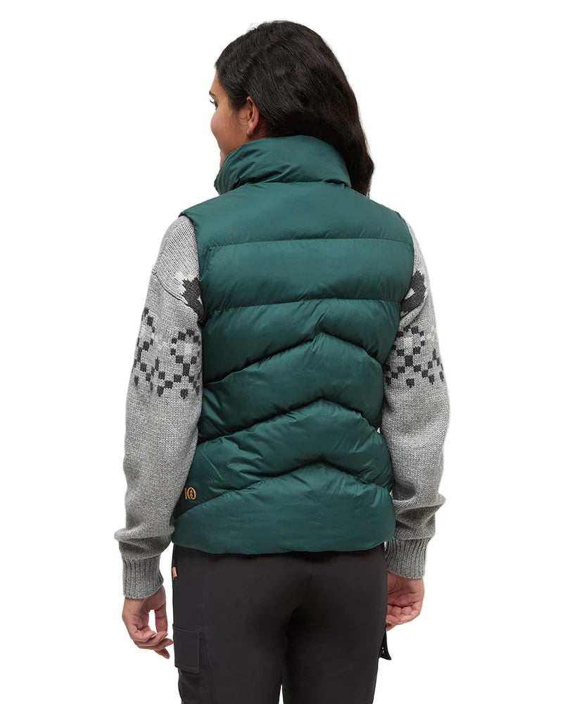 Tentree Women's Boulder Vest Forest Pine