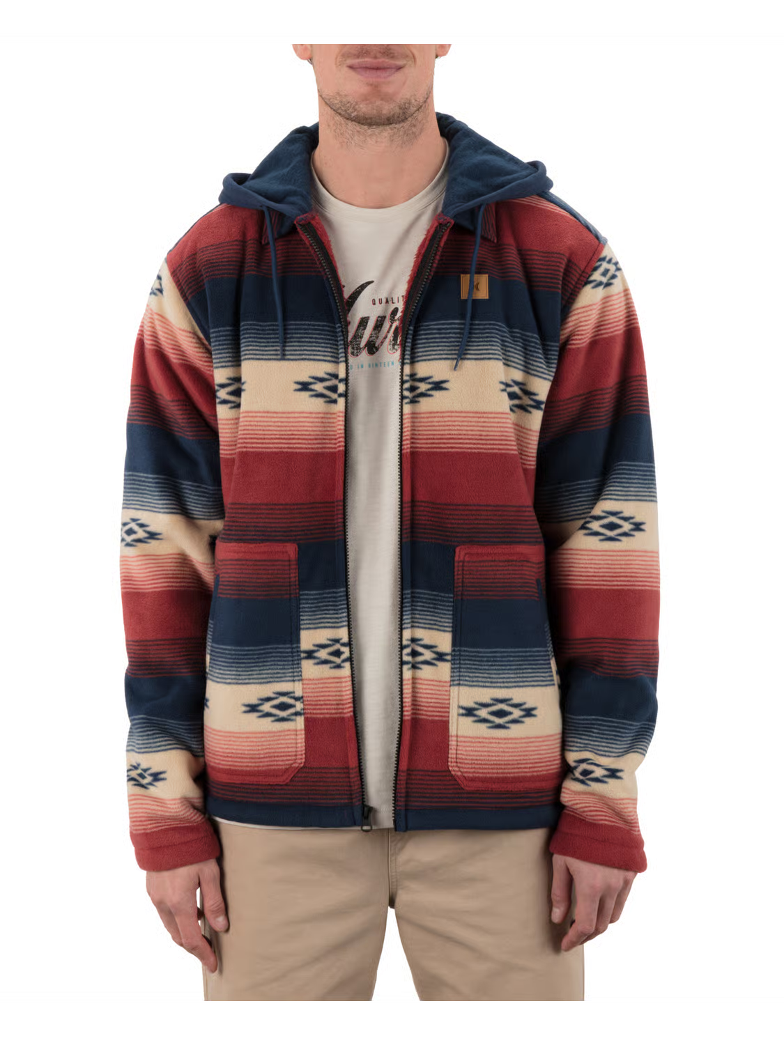 Hurley Men's Easy Rider Hooded Sherpa