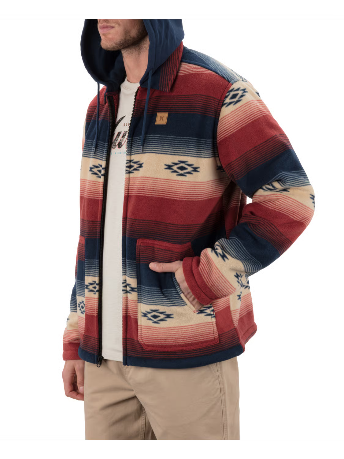 Hurley Men's Easy Rider Hooded Sherpa