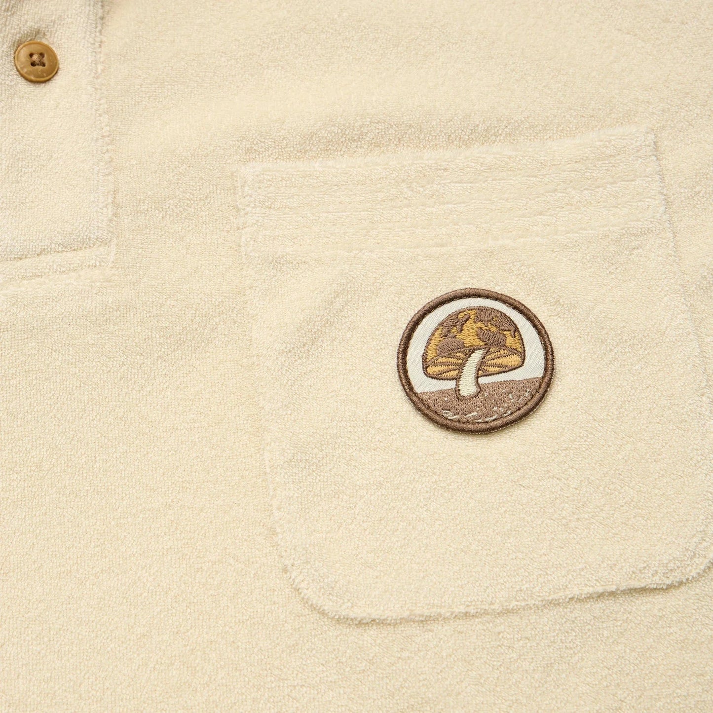 Howler Bros Men's Plusherman Terry Polo - Cream - Brekken's