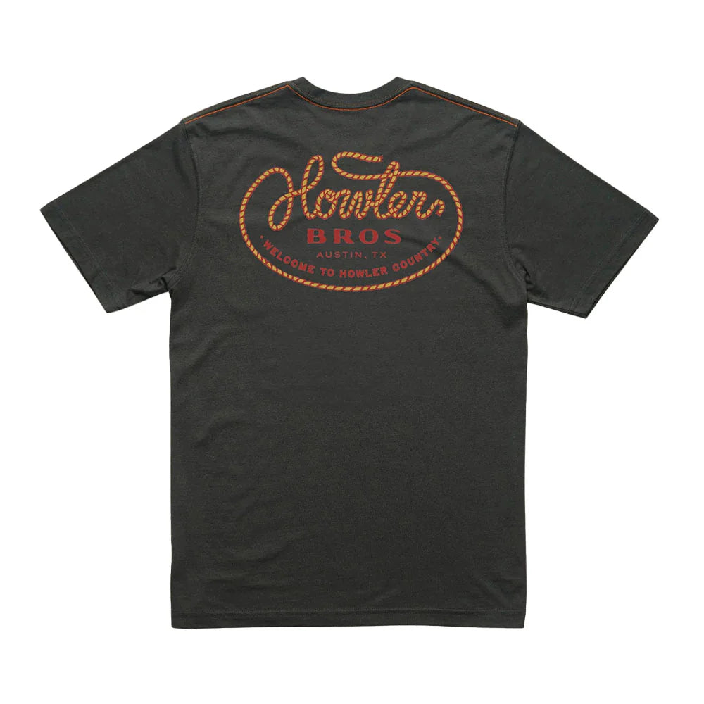 Howler Bros Men's Lasso Tee Antique Black