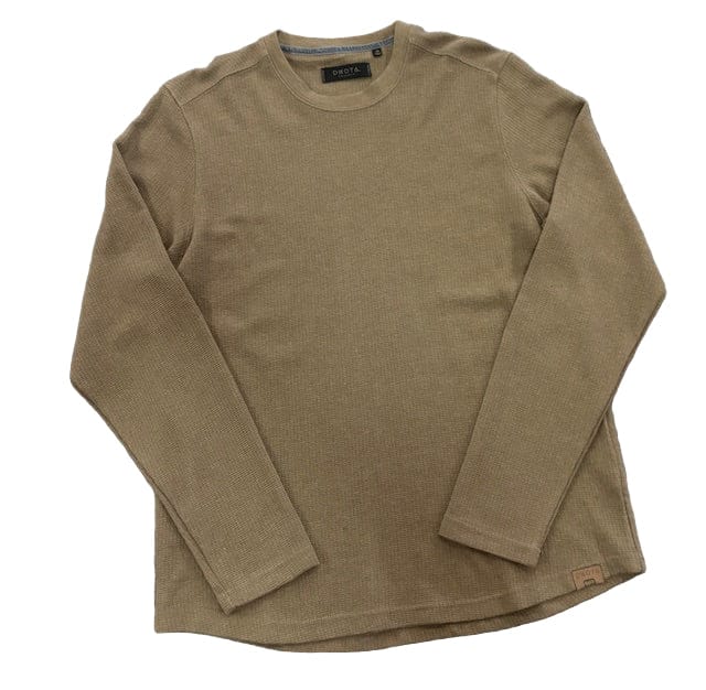 Dakota Grizzly Lewis Waffle Long Sleeve Crew Neck Twig