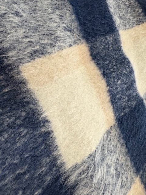 Bluivy Women's Plaid Brushed Shacket Navy