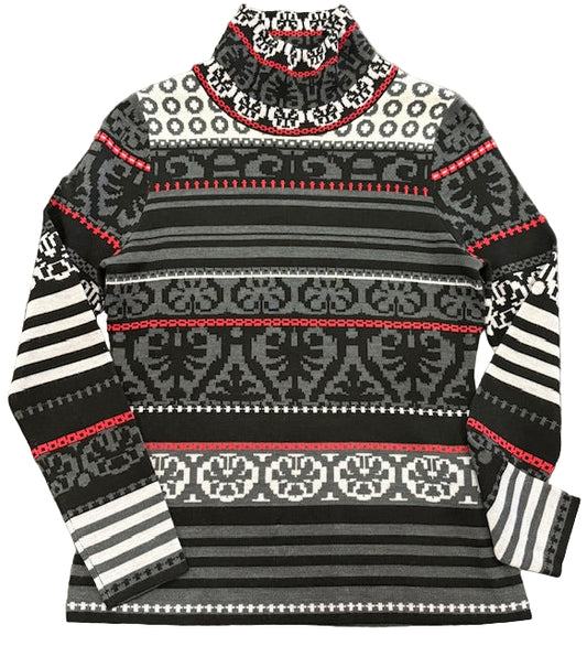 Icelandic Catalina Cowl Pullover Black