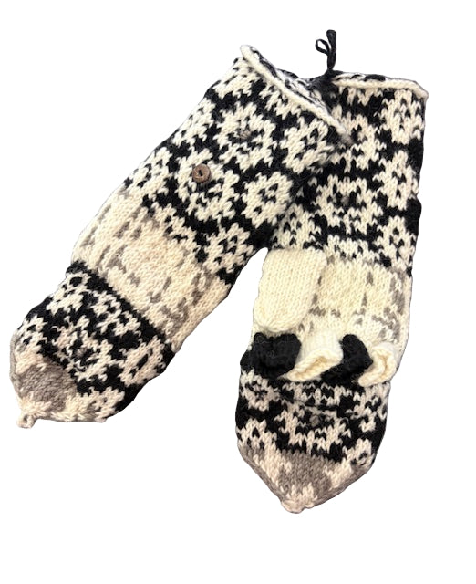 Icelandic Solange Convertible Mitten Natural