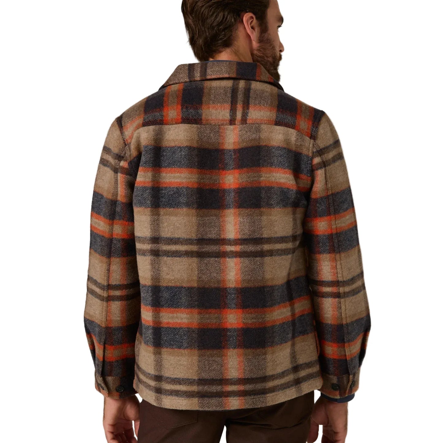 7 Diamonds Men's Townsend Overshirt Jacket Camel