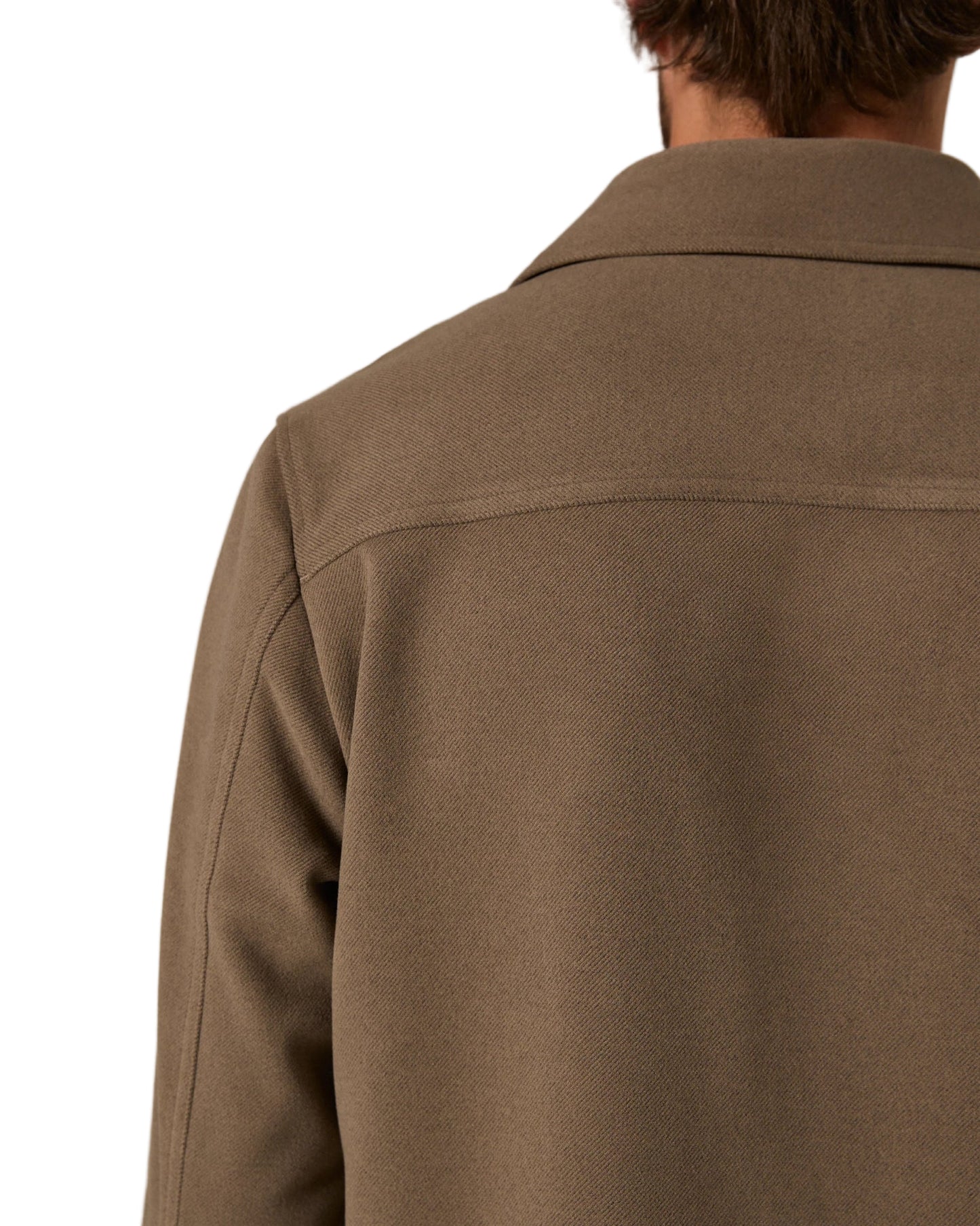 7 Diamonds Men’s Craftsman Twill Shacket Khaki