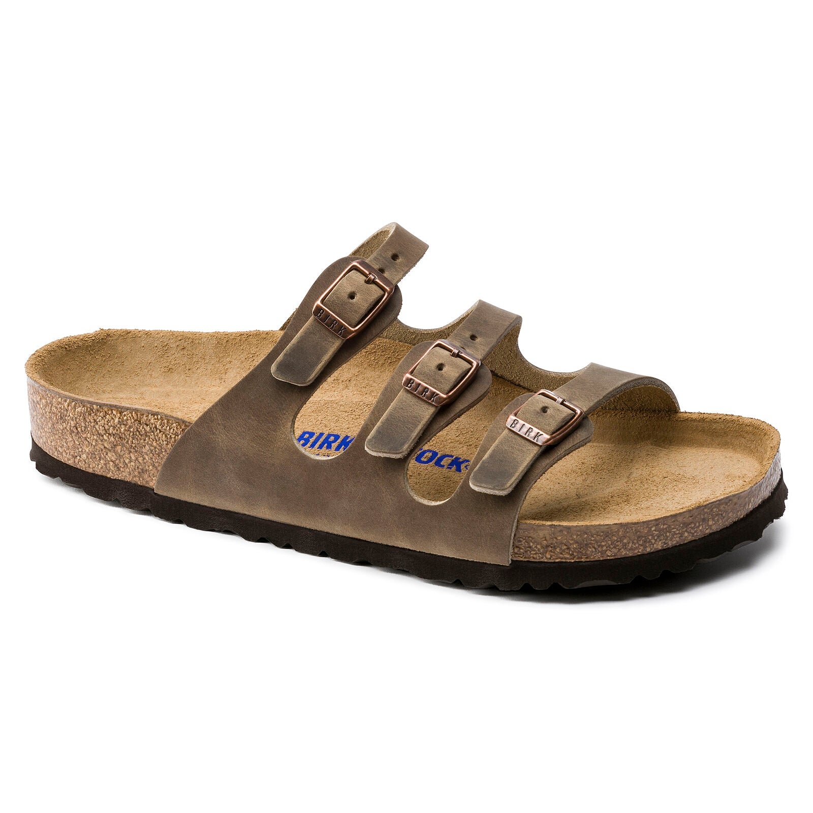 Birkenstock Women's Florida Soft Footbed Sandal Tobacco Oiled Leather - Brekken's