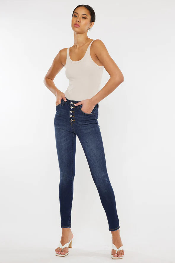 KanCan Women's Lyla high Rise Super Skinny