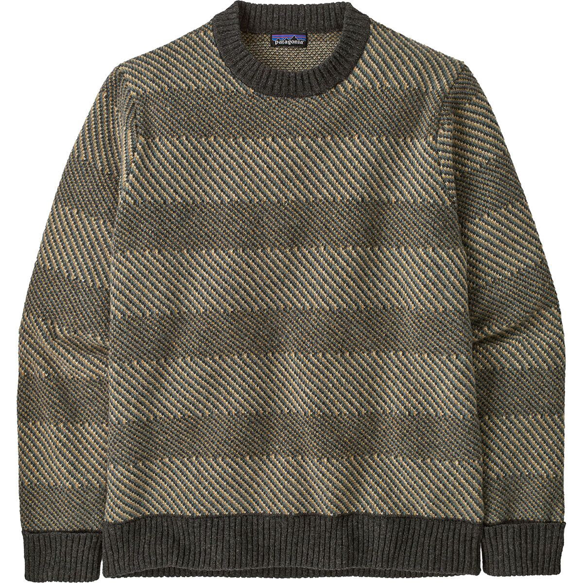 Patagonia Men's Recycled Wool-Blend Sweater Longshore: Forge Grey