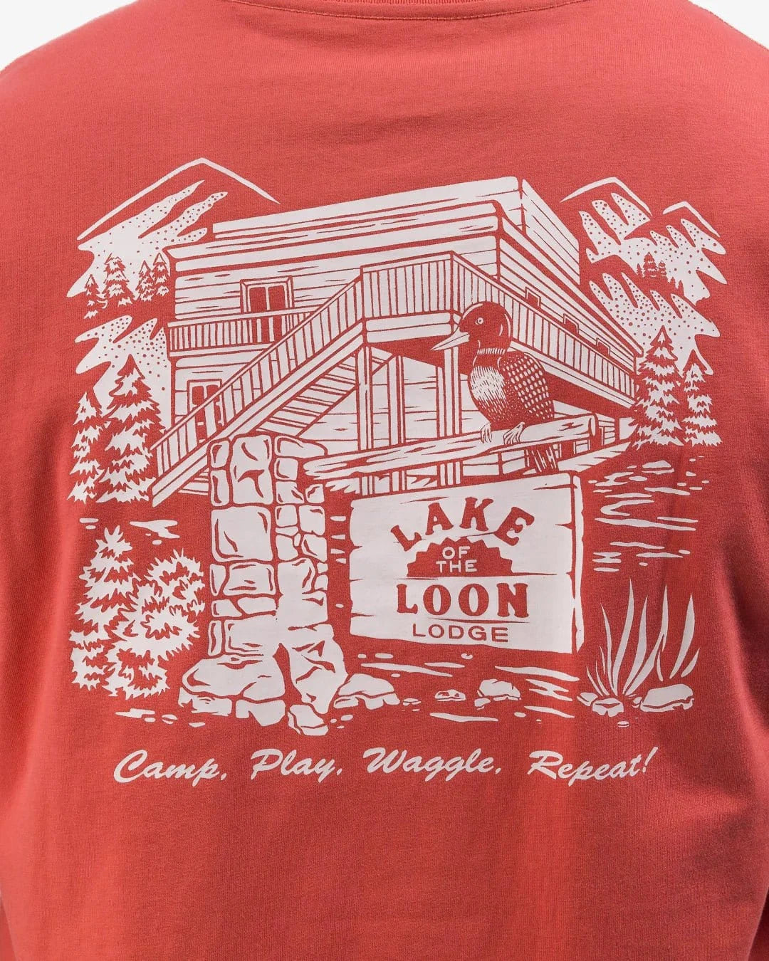 Waggle Lake Of The Loon Tee - Brekken's