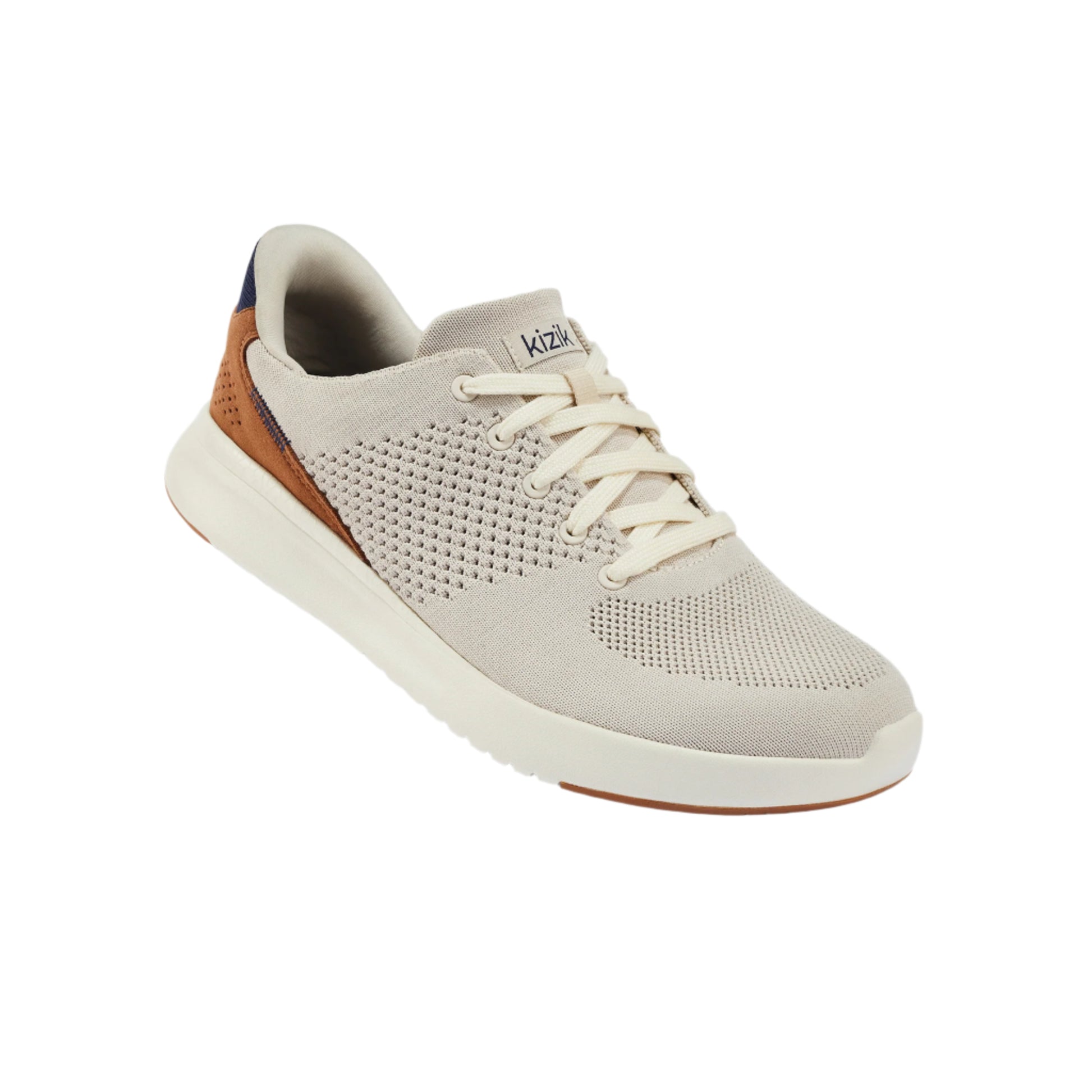 Kizik Men's Lima Slip In Shoe Lite Taupe - Brekken's
