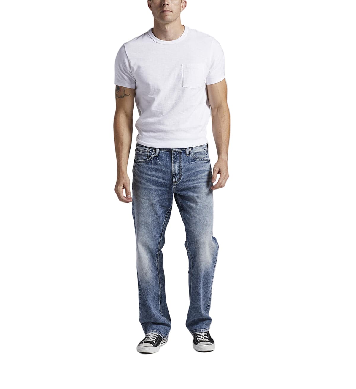 Silver Men's Jeans Grayson Classic Fit Straight Leg B242 - Brekken's
