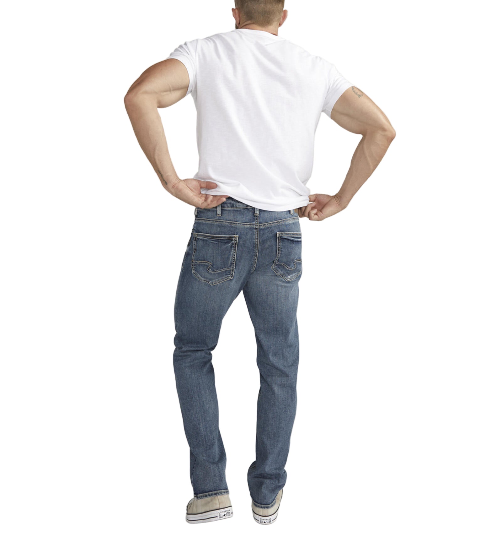 Silver Men's Jeans Grayson Classic Fit Straight Leg M23425SDK388 - Brekken's