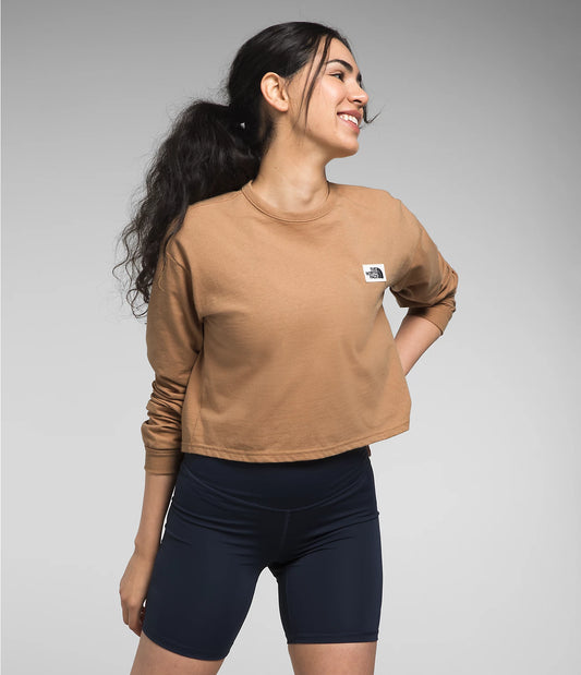 The North Face Women's Long Sleeve Heritage Patch Tee