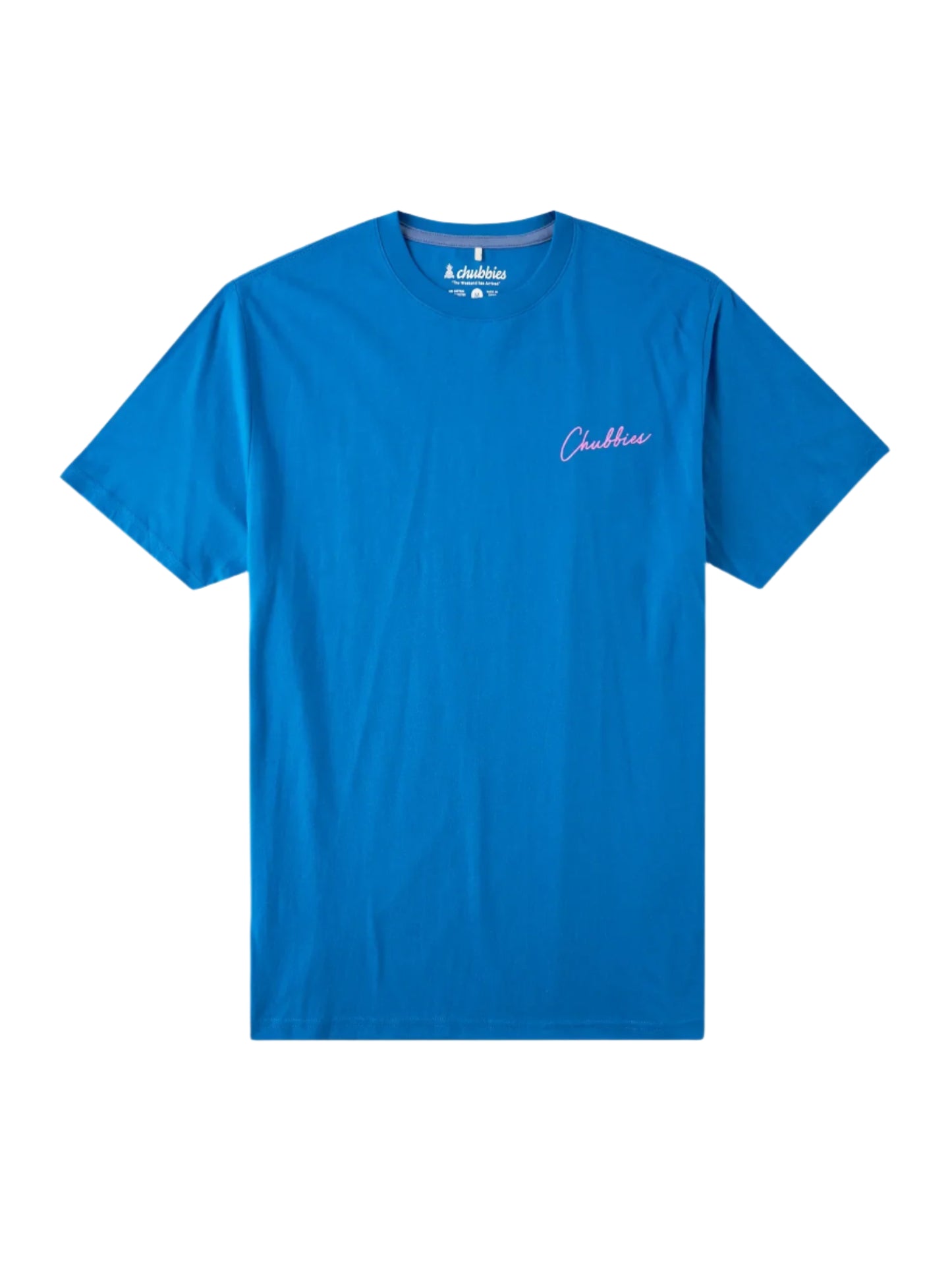 Chubbies Men's The Navy Circle Non Pocket Graphic Tee Bright Blue